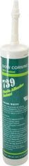 Dow Corning - 10.1 oz Cartridge White RTV Silicone Joint Sealant - -49 to 392°F Operating Temp, 75 min Tack Free Dry Time, 24 to 72 hr Full Cure Time, Series 739 - Industrial Tool & Supply