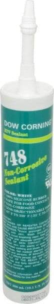 Dow Corning - 10.1 oz Tube Off-White RTV Silicone Joint Sealant - -67 to 350°F Operating Temp, 30 min Tack Free Dry Time, 36 hr Full Cure Time, Series 748 - Industrial Tool & Supply