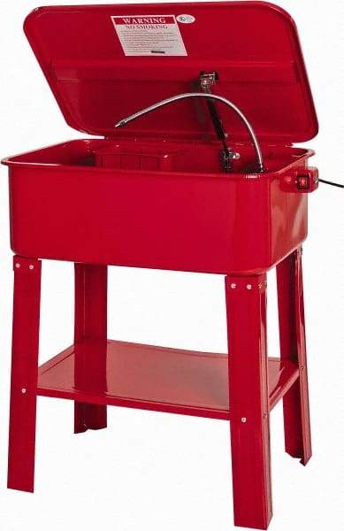 Value Collection - Free Standing Water-Based Parts Washer - 12 Gal Max Operating Capacity, Steel Tank, 115 Input Volts - Industrial Tool & Supply