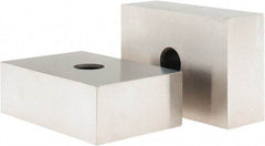 Value Collection - 0.0001 Squareness Per Inch, Hardened Steel, 1-2-3 Block with 1 Hole Setup Block - 0.0001 to 0.0007 Inch Overall Tolerance, 3/8 - 16 Inch Tapped Hole Size, 56-60 HRC Hardness, Sold As Matched Pair - Industrial Tool & Supply