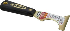 Hyde Tools - 2-1/2" Wide Brass Taping Knife - Stiff, Nylon Handle, 7-1/4" OAL - Industrial Tool & Supply
