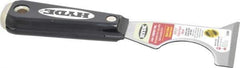 Hyde Tools - 2-1/2" Wide High Carbon Steel Taping Knife - Stiff, Nylon Handle, 7-3/8" OAL - Industrial Tool & Supply