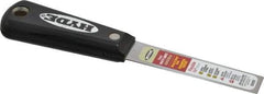 Hyde Tools - 3/4" Wide Steel Putty Knife - Flexible, Nylon Handle, 7-1/2" OAL - Industrial Tool & Supply