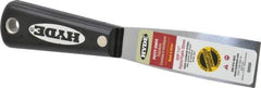 Hyde Tools - 1-1/4" Wide Steel Putty Knife - Stiff, Nylon Handle, 7-1/2" OAL - Industrial Tool & Supply