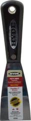 Hyde Tools - 2" Wide Steel Putty Knife - Flexible, Nylon Handle, 7-3/4" OAL - Industrial Tool & Supply