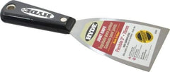 Hyde Tools - 3" Wide Steel Putty Knife - Flexible, Nylon Handle - Industrial Tool & Supply