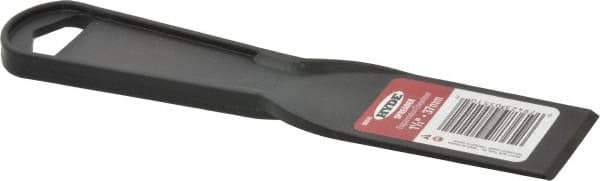 Hyde Tools - 1-1/2" Wide Plastic Taping Knife - Flexible, Polypropylene Handle, 7-1/4" OAL - Industrial Tool & Supply