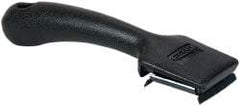 Hyde Tools - Carbon Steel 4-Edge Scraper - 1-1/2" Blade Width, 7-1/2" Long Plastic Handle - Industrial Tool & Supply