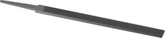 Nicholson - 6" Standard Precision Swiss Pattern Regular Pillar File - Double Cut, With Tang - Industrial Tool & Supply