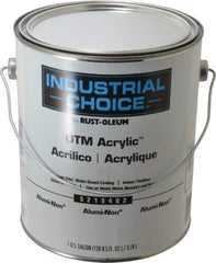 Rust-Oleum - 1 Gal Alumi-NON Semi Gloss Finish Alkyd Enamel Paint - Interior/Exterior, Direct to Metal, <250 gL VOC Compliance - Industrial Tool & Supply