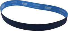 Norton - 2" Wide x 48" OAL, 60 Grit, Zirconia Alumina Abrasive Belt - Zirconia Alumina, Medium, Coated, X Weighted Cloth Backing, Series R823 - Industrial Tool & Supply