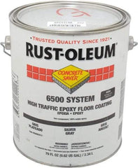Rust-Oleum - 1 Gal High Gloss Silver Gray Epoxy - <100 g/L VOC Content - Industrial Tool & Supply