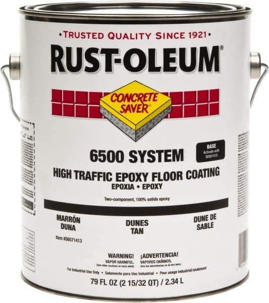 Rust-Oleum - 1 Gal High Gloss Dunes Tan Epoxy - <100 g/L VOC Content - Industrial Tool & Supply