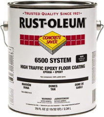 Rust-Oleum - 1 Gal High Gloss Dunes Tan Epoxy - <100 g/L VOC Content - Industrial Tool & Supply
