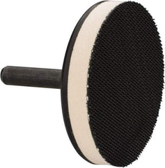 AutoQuip - 2" Diam Hook & Loop Disc Backing Pad - 1/4" Shank Diam, Medium Density, 22,000 RPM - Industrial Tool & Supply