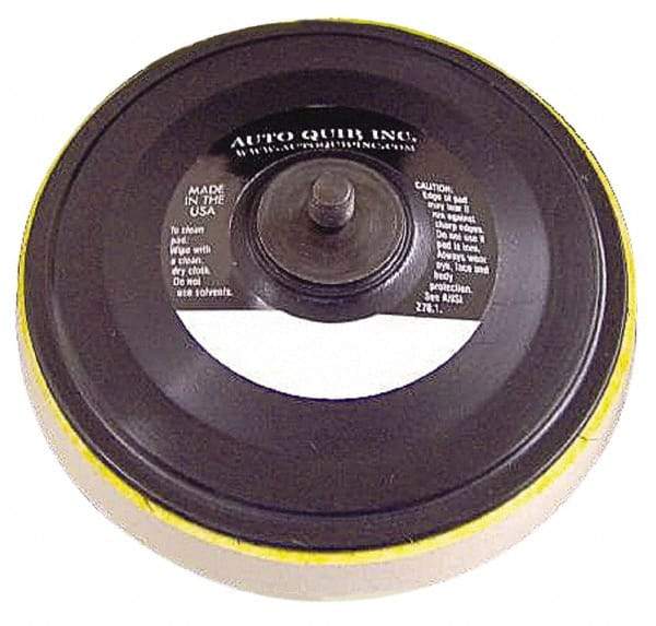 AutoQuip - 6" Diam Hook & Loop Disc Backing Pad - Medium Density, 10,000 RPM - Industrial Tool & Supply