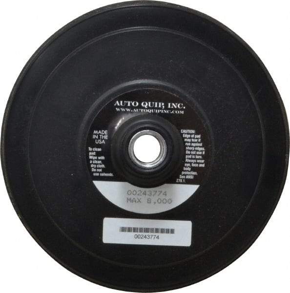 AutoQuip - 6" Diam Hook & Loop Disc Backing Pad - Firm Density, 8,000 RPM - Industrial Tool & Supply