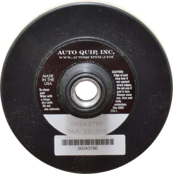 AutoQuip - 4-1/2" Diam Hook & Loop Disc Backing Pad - Medium Density, 12,000 RPM - Industrial Tool & Supply
