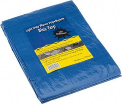 Value Collection - 20' Long x 16' Wide Polyethylene Tarp & Dust Cover - Blue - Industrial Tool & Supply