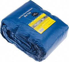 Value Collection - 60' Long x 40' Wide Polyethylene Tarp & Dust Cover - Blue - Industrial Tool & Supply