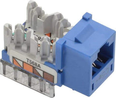 Hubbell - 8 Position, Cat5e Modular Jack - CSA Certified, RoHS Compliant, UL Listed - Industrial Tool & Supply