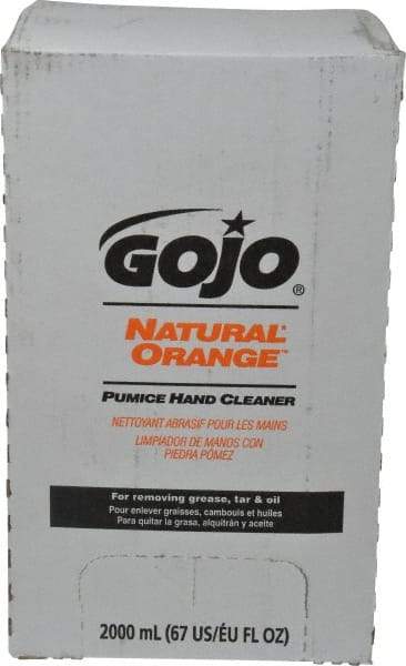 GOJO - 2 L Bag-in-Box Refill Liquid Hand Cleaner - General Duty, White, Orange Scent - Industrial Tool & Supply