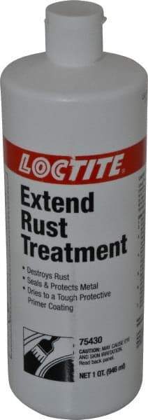 Loctite - 1 Qt Rust Treatment - 15 min Tack Free Dry Time, 30 min Recoat Dry Time, 24 hr Full Dry Time - Industrial Tool & Supply