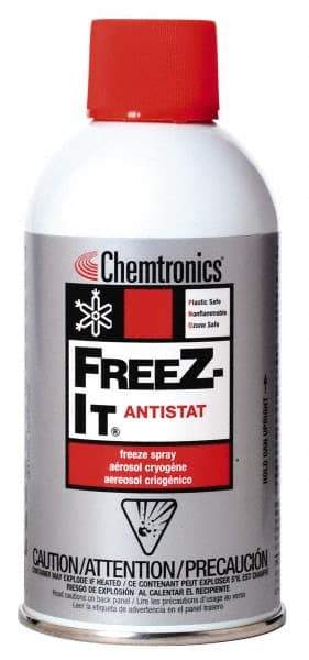 Chemtronics - 10 Ounce Aerosol Antistatic Spray - Nonflammable, Plastic Safe - Industrial Tool & Supply