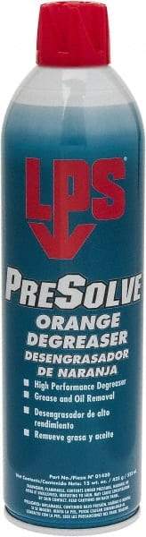 LPS - 20 oz Aerosol Cleaner/Degreaser - Aerosol, Orange - Industrial Tool & Supply