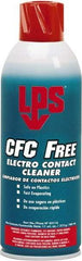 LPS - 11 Ounce Aerosol Contact Cleaner - 0°F Flash Point, Flammable, Food Grade, Plastic Safe - Industrial Tool & Supply