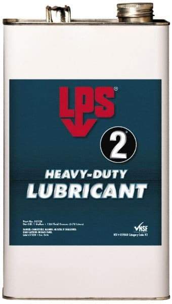 LPS - 1 Gal Can Nondrying Film Lubricant - Clear Amber, Food Grade - Industrial Tool & Supply