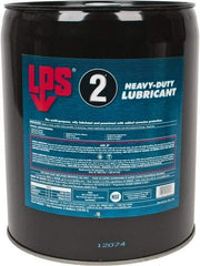 LPS - 5 Gal Pail Nondrying Film Lubricant - Clear Amber, Food Grade - Industrial Tool & Supply