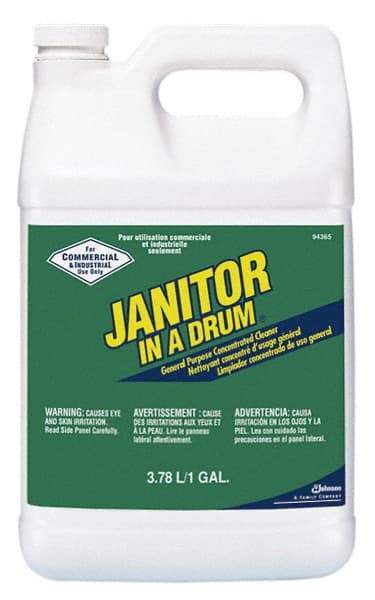 Janitor In A Drum - 1 Gallon, Citrus Scent, All Purpose Cleaner - Comes in Bottle - Industrial Tool & Supply