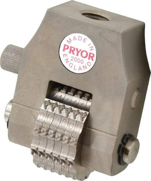 Pryor - 1/8 Inch Size, Numbering Head - Numbers, Hand or Machine Usage - Industrial Tool & Supply