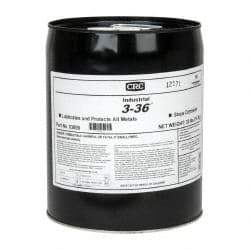 CRC - 5 Gal Pail Nondrying Film Penetrant/Lubricant - Blue/Green & Clear, -50°F to 250°F, Food Grade - Industrial Tool & Supply