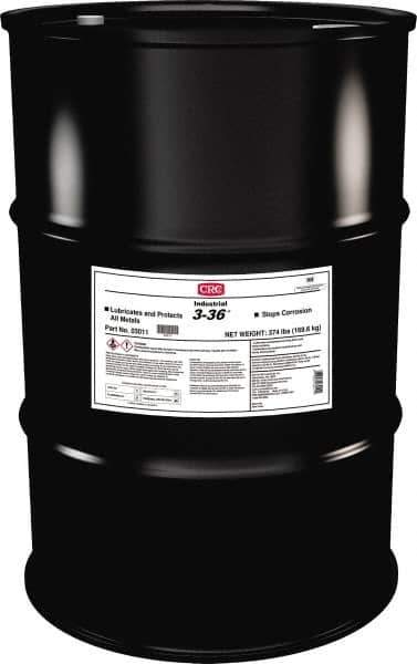 CRC - 55 Gal Drum Nondrying Film Penetrant/Lubricant - Blue/Green & Clear, -50°F to 250°F, Food Grade - Industrial Tool & Supply