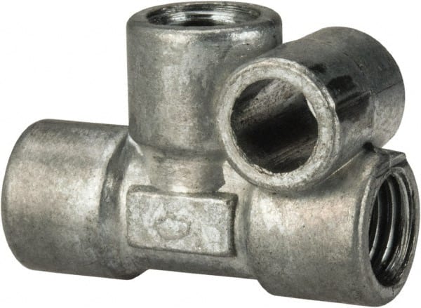 Trico - 3 Port, 5/16-24 x 5/16-24 Thread, Central Lubrication System Junction - Industrial Tool & Supply