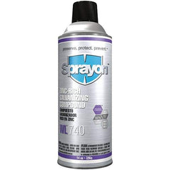 Sprayon - 16 oz Zinc Cold Galvanizing Compound - Comes in Aerosol - Industrial Tool & Supply