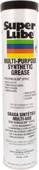 Synco Chemical - 400 g Cartridge Synthetic General Purpose Grease - Translucent White, Food Grade, 450°F Max Temp, NLGIG 2, - Industrial Tool & Supply