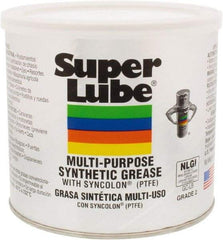 Synco Chemical - 400 g Can Synthetic General Purpose Grease - Translucent White, Food Grade, 450°F Max Temp, NLGIG 2, - Industrial Tool & Supply