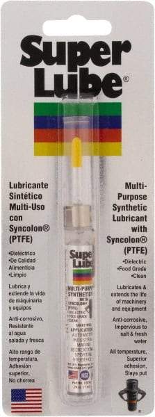 Synco Chemical - 0.24 oz Precision Oiler Synthetic Multi-Purpose Oil - -42.78 to 232.22°F, SAE 85W, ISO 150, 681.5 SUS at 40°C, Food Grade - Industrial Tool & Supply