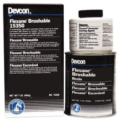 Devcon - 1 Lb Pail Two Part Urethane Adhesive - 45 min Working Time, 3,500 psi Shear Strength - Industrial Tool & Supply