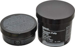 Devcon - 1 Lb Kit Gray Epoxy Resin Putty - 150°F (Wet), 350°F (Dry) Max Operating Temp, 16 hr Full Cure Time - Industrial Tool & Supply