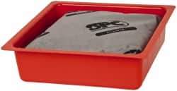 Brady SPC Sorbents - 3 Quart Capacity, 10 Inch Long x 10 Inch Wide, Plastic Drip Pan - Industrial Tool & Supply