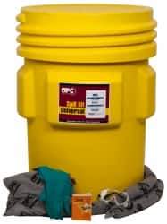 Brady SPC Sorbents - 75 Gal Capacity Universal Spill Kit - 95 Gal Overpack Container - Industrial Tool & Supply