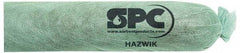 Brady SPC Sorbents - 12 Gal, 12' Long, 3" Diam, Polypropylene Sock - Chemical & Hazmat, Green - Industrial Tool & Supply