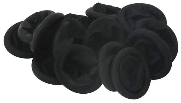 North - Size L, 2-3/4 Inch Long x 3 Mil Thick, Rubber Static Dissipative Finger Cot - Powder Free, Black - Industrial Tool & Supply