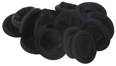 North - Size L, 2-3/4 Inch Long x 3 Mil Thick, Rubber Static Dissipative Finger Cot - Powder Free, Black - Industrial Tool & Supply