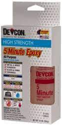 Devcon - 4.5 oz Bottle Two Part Epoxy - 4 to 5 min Working Time - Industrial Tool & Supply