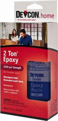 Devcon - 4.5 oz Bottle Two Part Epoxy - 30 min Working Time, Series 2 Ton - Industrial Tool & Supply